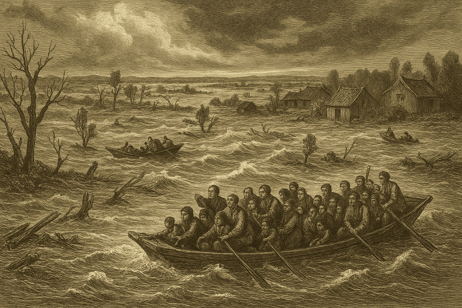 иллюстрация наводнения