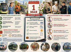 Работа 1 Мая: когда могут попросить выйти и как должны оплатить