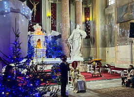 Как в рождественском кино: дети показали спектакль по библейским мотивам в слонимском костеле