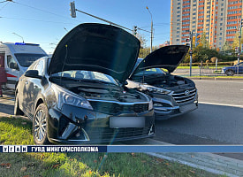 Четыре пенсионера пострадали в ДТП на проспекте Победителей в Минске