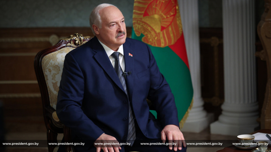 Лукашенко дает интервью американской телекомпании