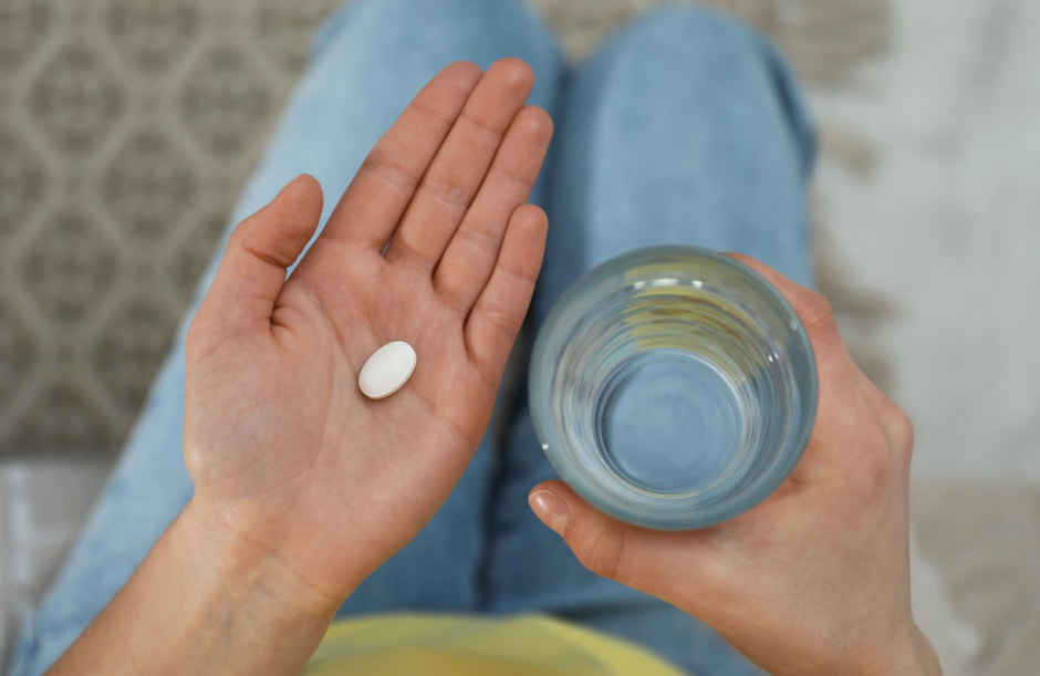 Прием таблеток