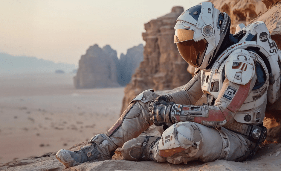 человек на Марсе