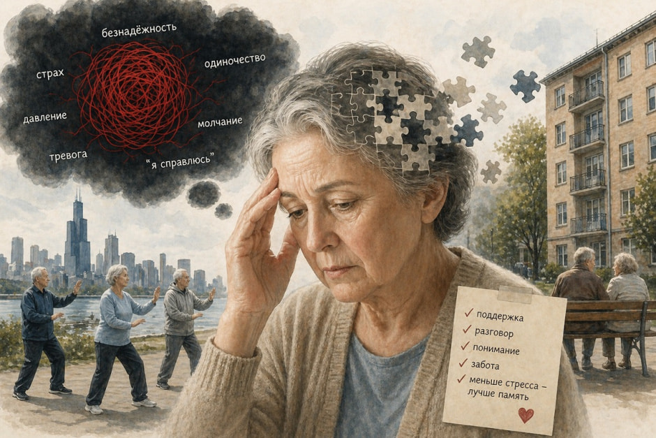 стресс, изображение создано ИИ