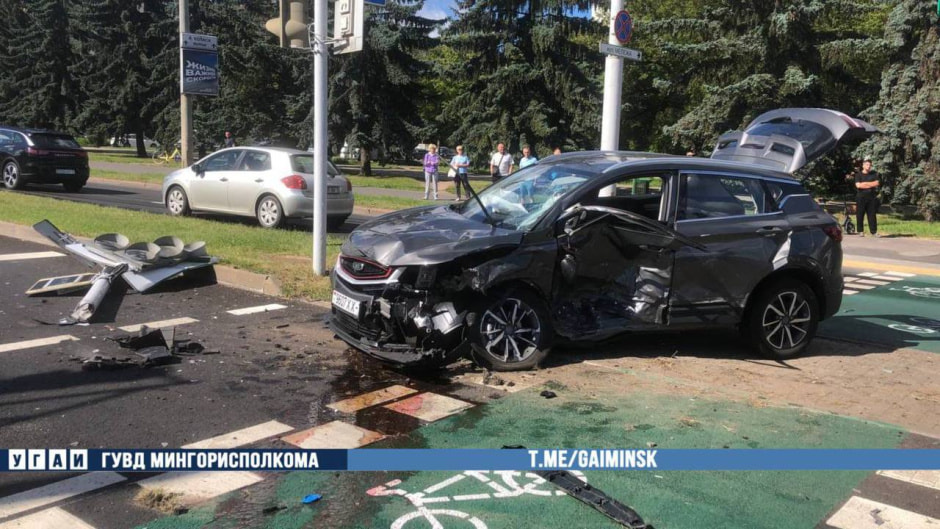 ДТП в Минске с ГАИ