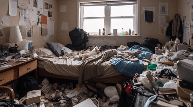 грязная квартира