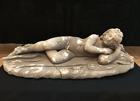 "Мы буквально разбудили ее от двухтысячелетнего сна": в Хорватии нашли скульптуру «Спящего Купидона» II века