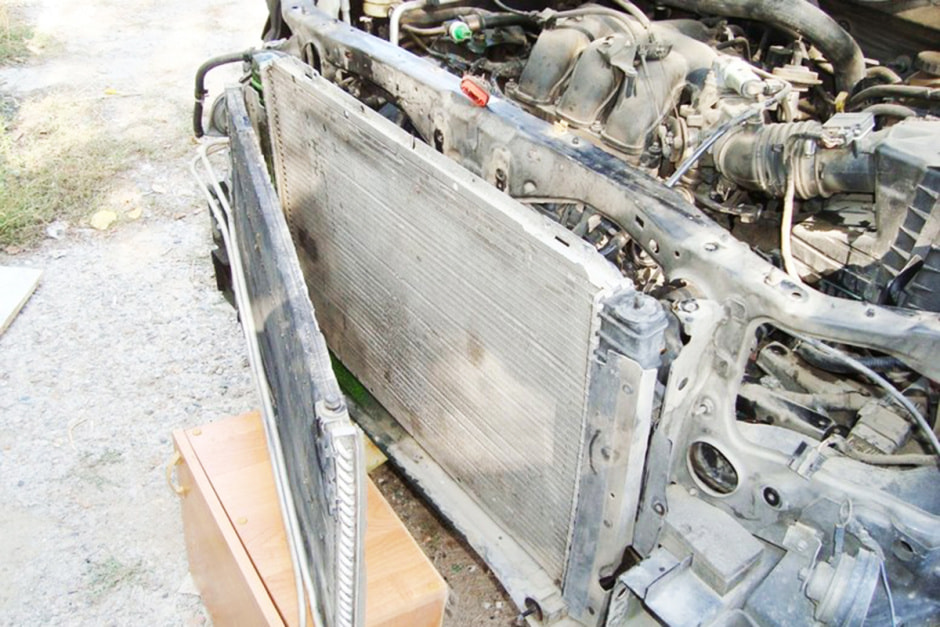 Забитый радиатор