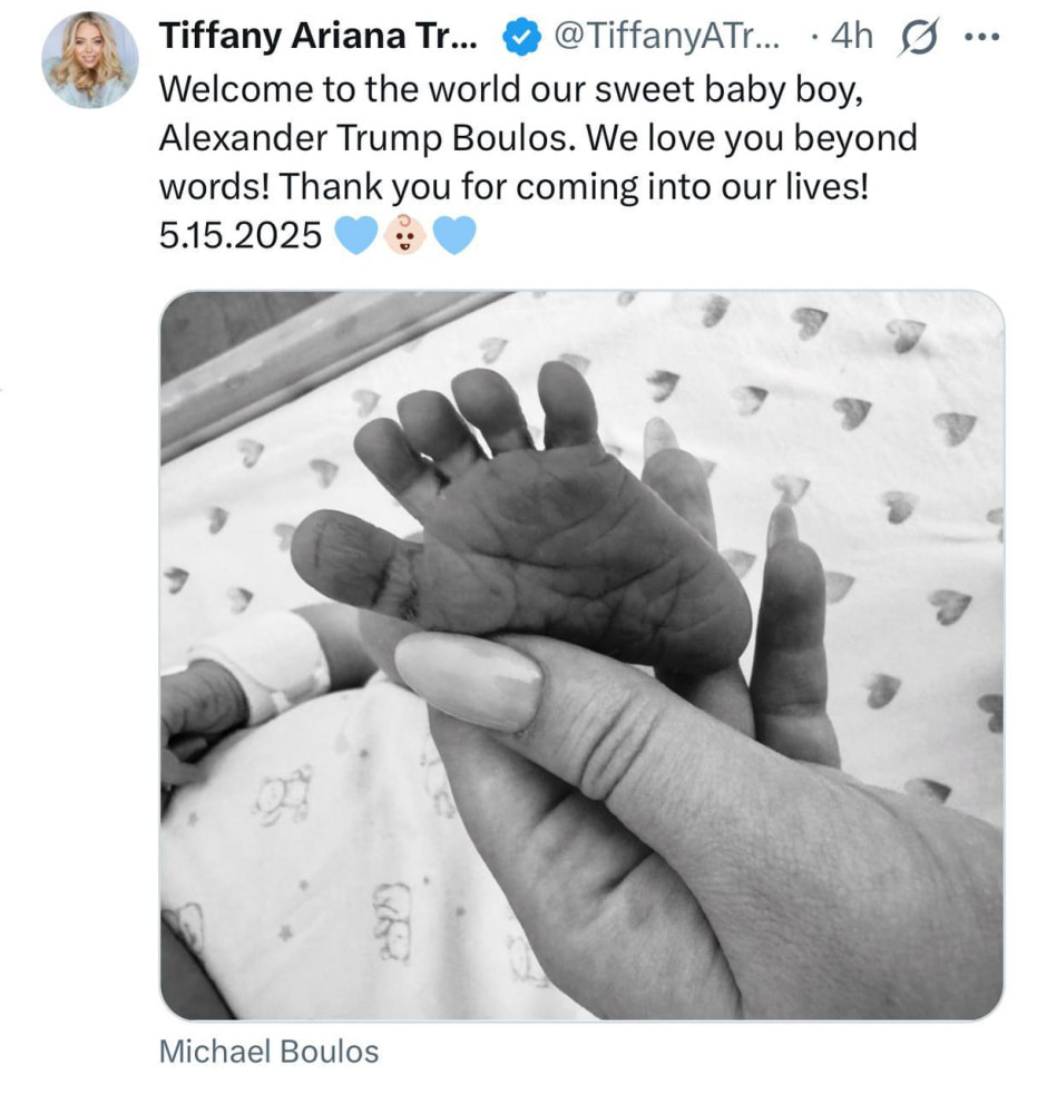 Трамп стал дедом в 11-й раз