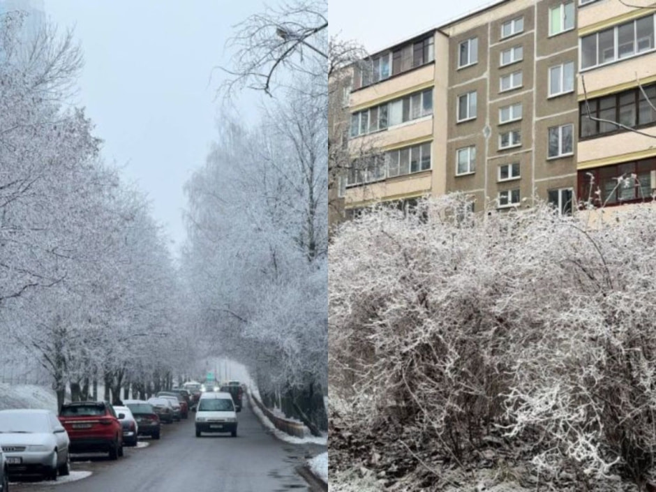 антропогенный снег на Аэродромной