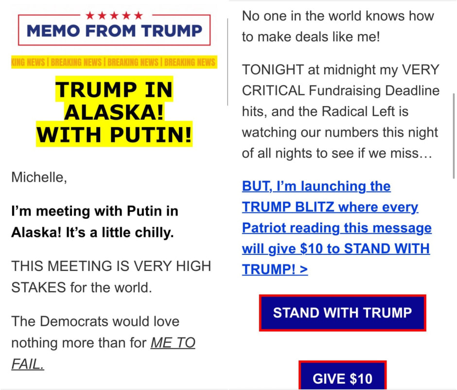 трамп письмо