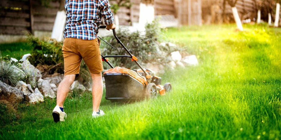 Стрижка газона