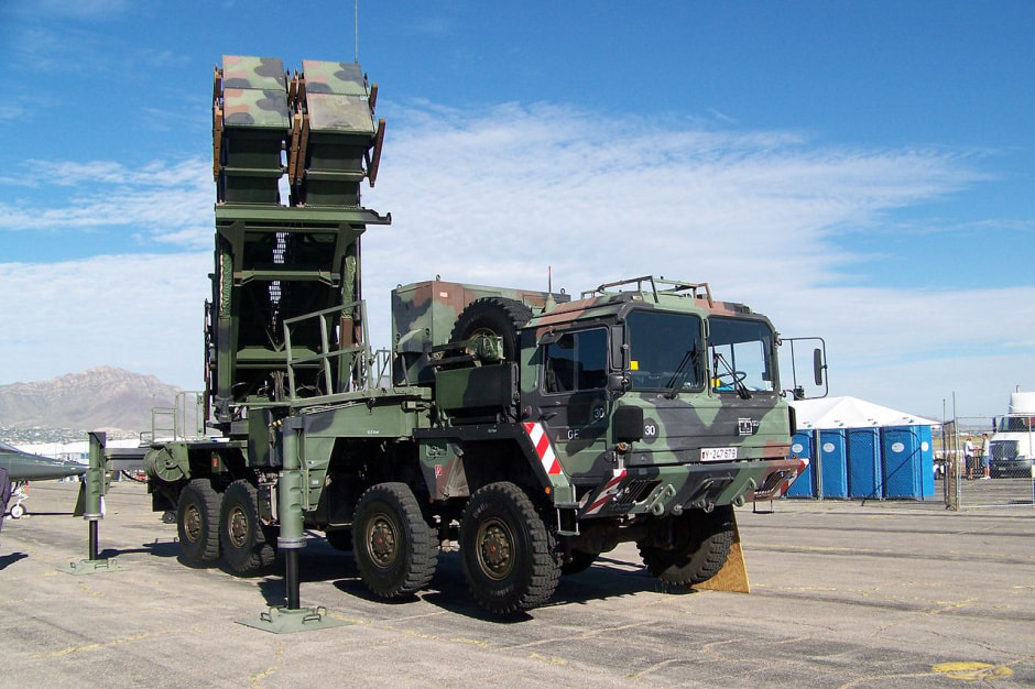 Patriot missile launcher Patriot missile launcher