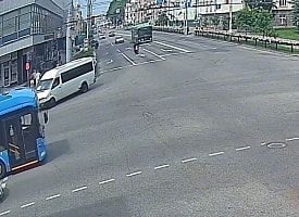 Секунда – и нет 810 рублей. ГАИ показала “залет” мотоциклиста в Гомеле, за который он получил штраф