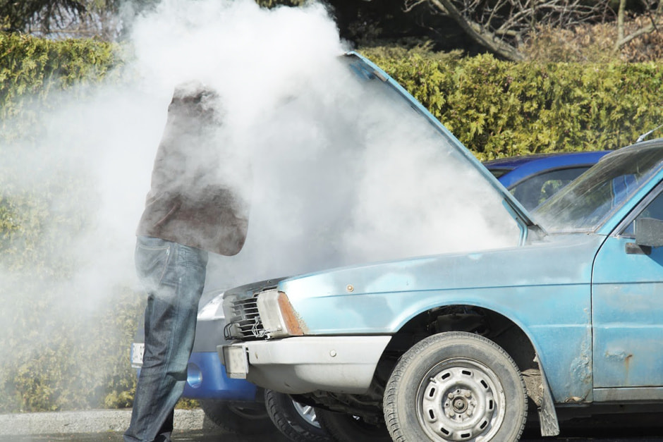 Закипевший двигатель