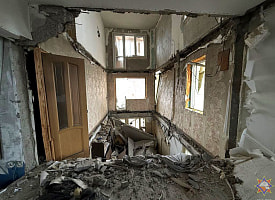 ЧП в Гомеле. Жителям пообещали выплаты, а верхние этажи решили снести