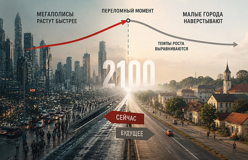 Исследование: мегаполисы начнут уступать в росте малым городам