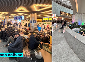 Больше 400 задержанных и 200 отмененных рейсов в Москве. Пассажиры спят на полу аэропортов по 13 часов