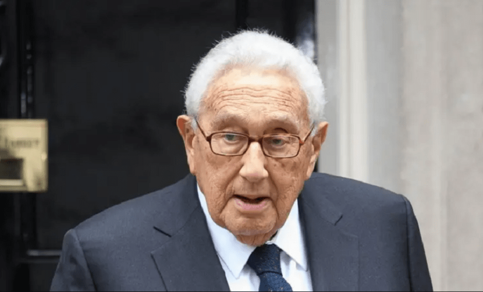 Генри Киссинджер в старости