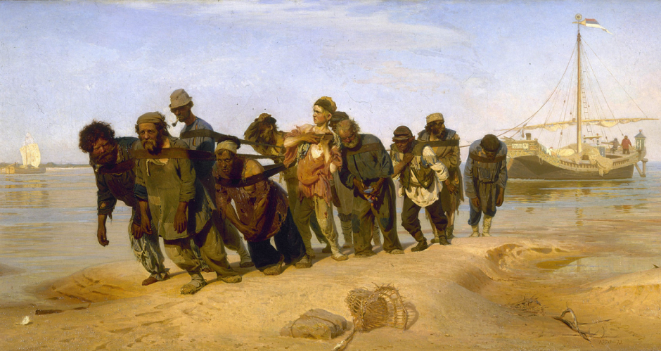 Бурлаки на Волге