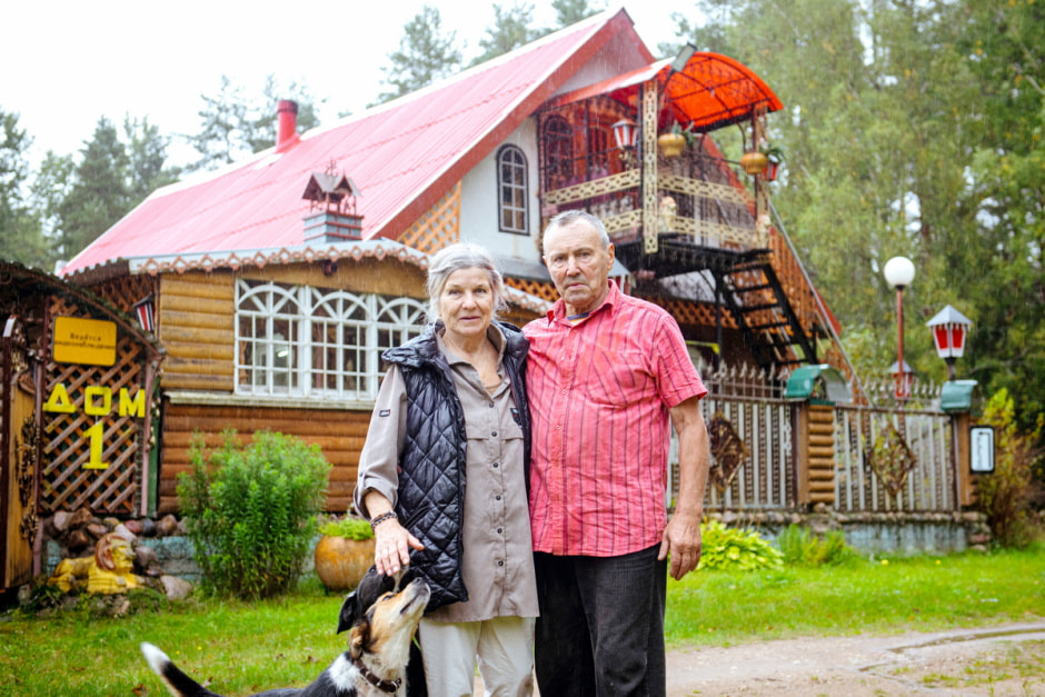 Усадьба в деревне Мельники