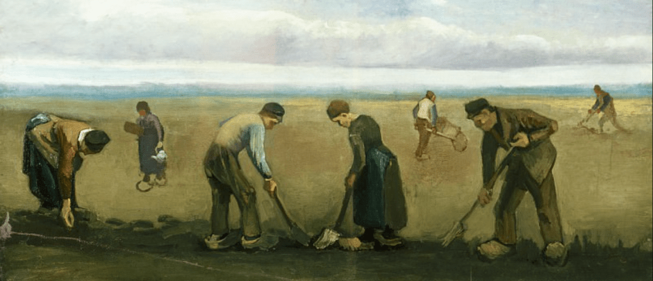 Винсент Ван Гог – Крестьяне, сажающие картофель Винсент Ван Гог – Крестьяне, сажающие картофель