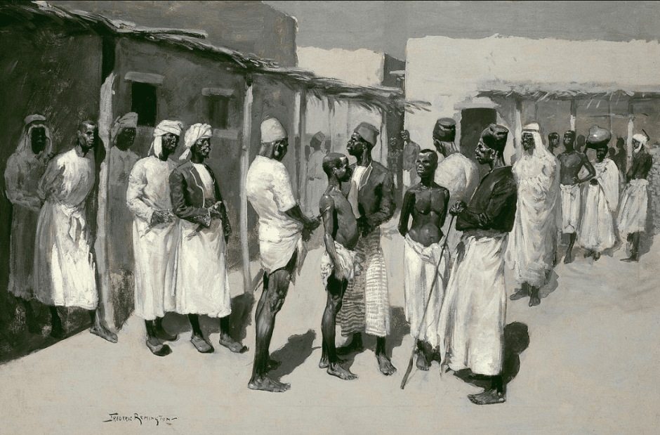 рынок рабов кисти фредерика ремингтона