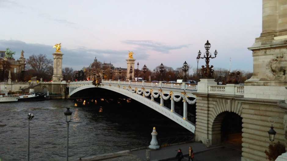 александровский мост Париж