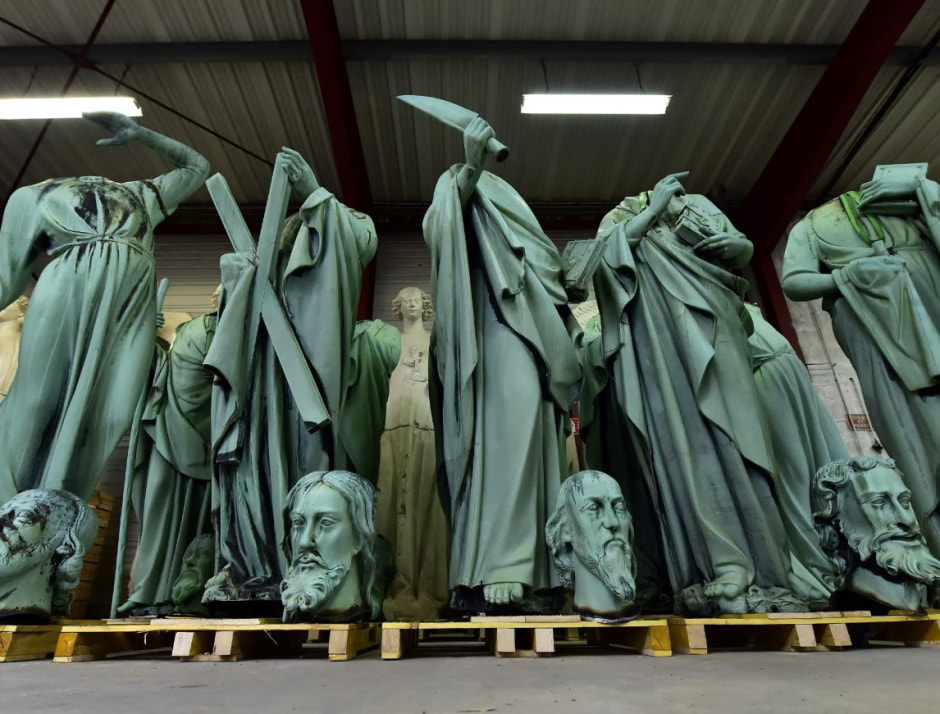 Статуи в Нотр-Даме