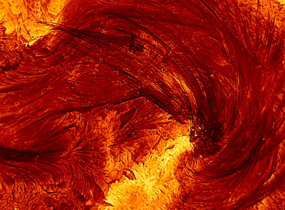 Солнечный телескоп Иноуэ сделал этот снимок солнечной вспышки