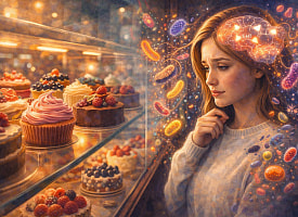 Микробы в нашем кишечнике могут влиять на тягу к сладкому и другим продуктам 