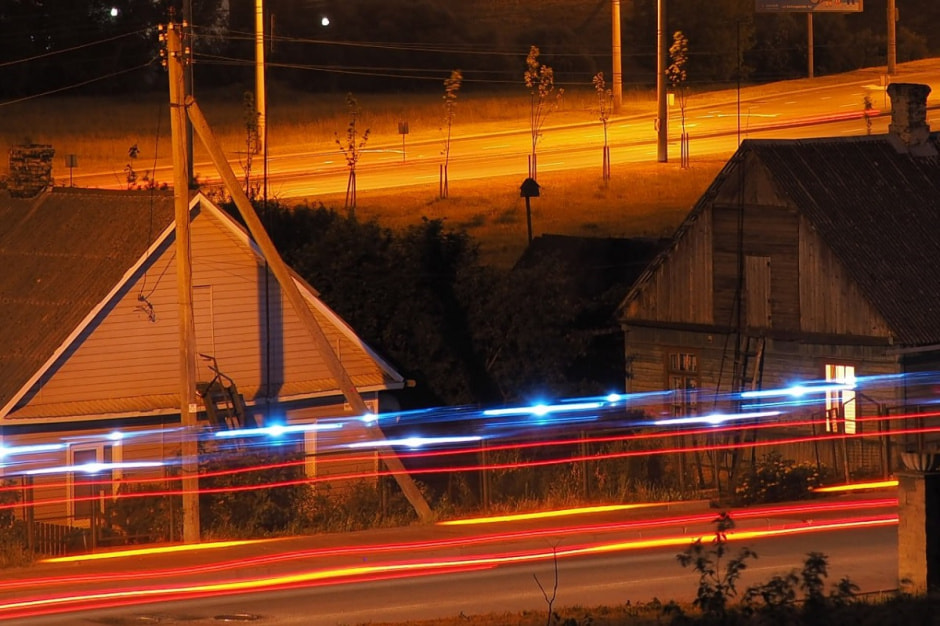 освещение ночью