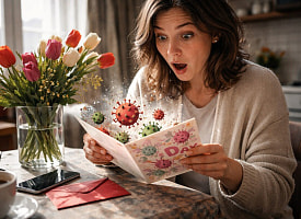 Милиция призвала белорусок не принимать такие открытки на 8 Марта и не тратить деньги на цветы в этих магазинах