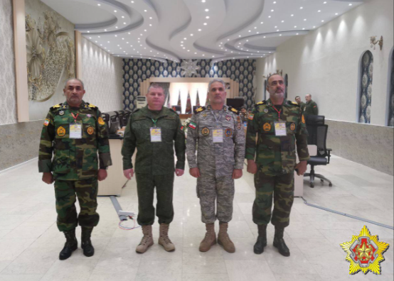 Белорусские военные участвуют в антитеррористических учениях в Иране.PNG