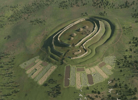 В Шотландии при ремонте шоссе найдено исчезнувшее поселение железного века